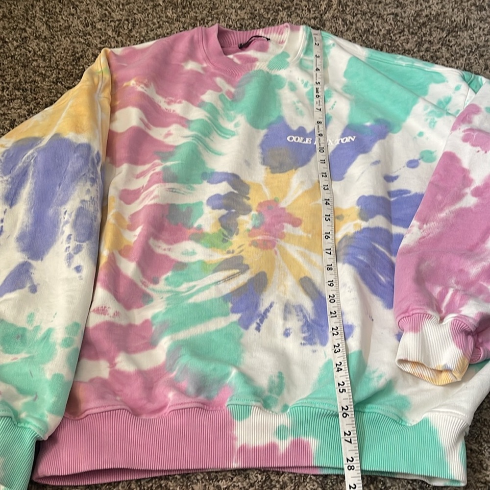 Cole Buxton Men's Tie Dye Crew Sweatshirt - XXL - Picture 5 of 8